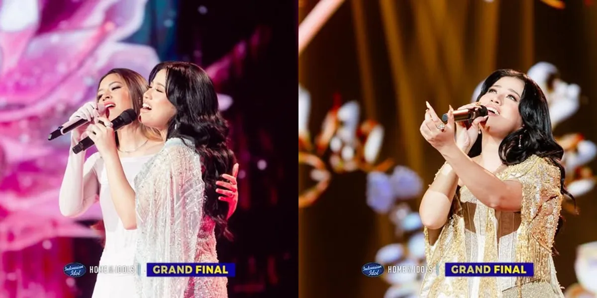 7 Portraits of Shabrina Leanor on the Night of the Grand Final Indonesian Idol 2025, Always Captivating