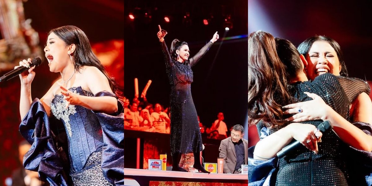 7 Photos of Shabrina Leanor Shaking the Stage Result and Reunion Indonesian Idol 2025, Making Maia Estianty Stand on the Table