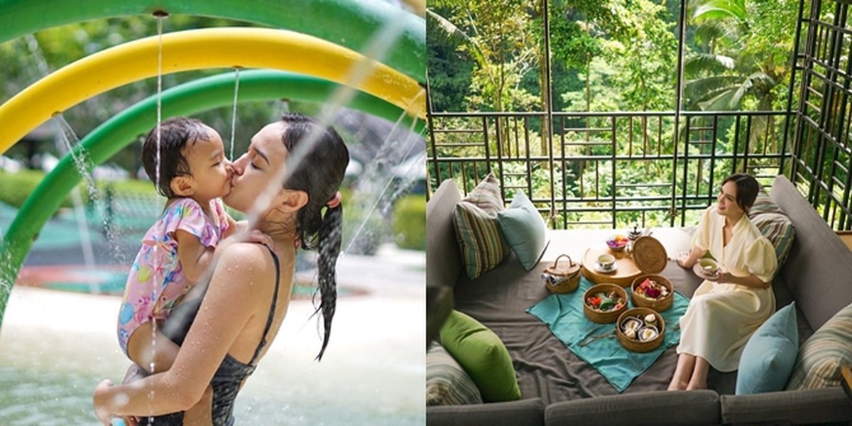 7 Portraits of Shandy Aulia's Vacation in Bali, Returning to Show Poses in the Bathup - Enjoying Feeding the Tigers and Having Quality Time with the Manager