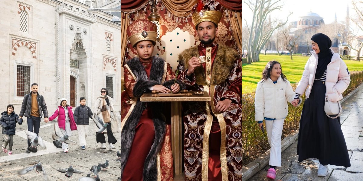 7 Photos of Shireen Sungkar's Family Vacation in Turkey, Teuku Wisnu Dressed Like a Middle Eastern Sultan Catches Attention