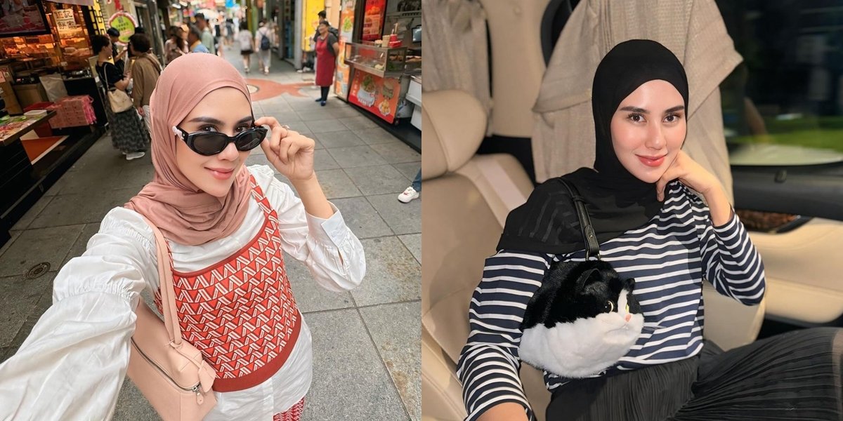 7 Photos of Syahnaz Sadiqah Who Is More Confident in Wearing a Hijab, Her Style Remains Fashionable and Beautiful - Admitting It's a Shame to Take Off the Hijab