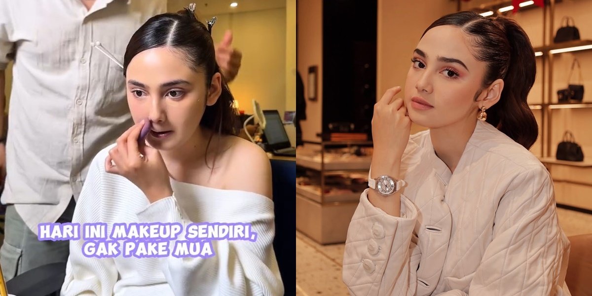 7 Photos of Syifa Hadju That Shocked Everyone Doing Her Own Makeup While Styling Her Hair, Resulting in a Flood of Compliments for Being Beautiful, Flawless & Cool