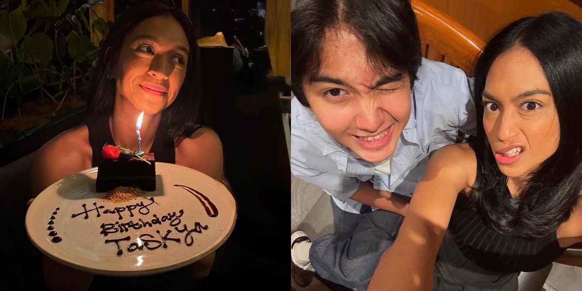 7 Portraits of Taskya Namya Celebrating Her 31st Birthday with Ari Irham, Her Boyfriend Who is 8 Years Younger