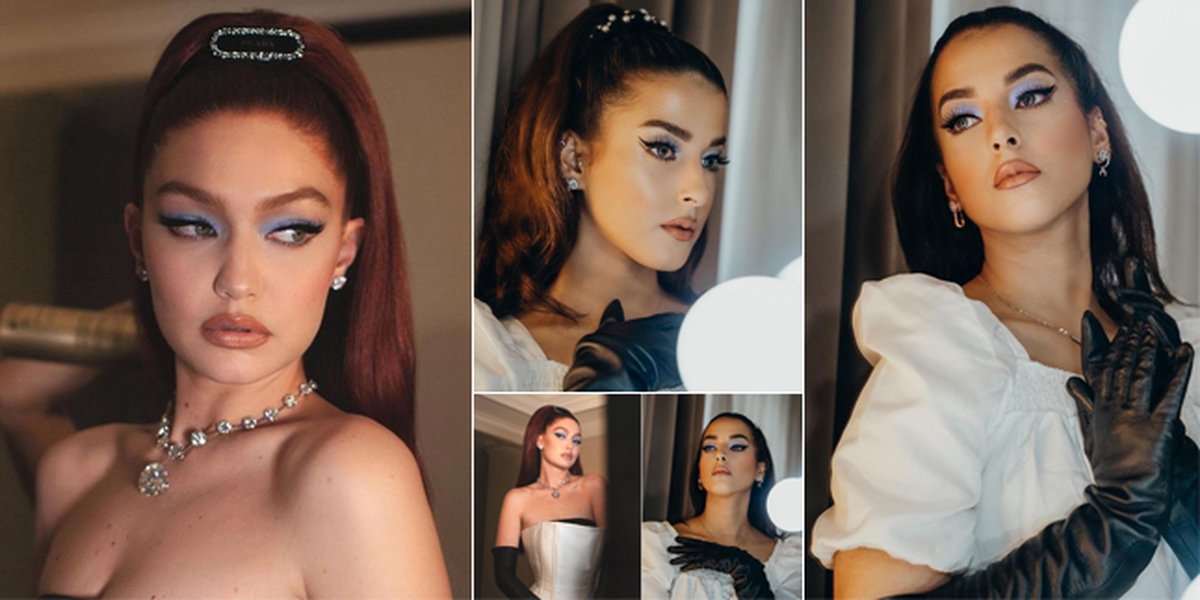 7 Portraits of Tasya Farasya Recreate Makeup to Gigi Hadid's Hair at Met Gala 2021, So Similar!