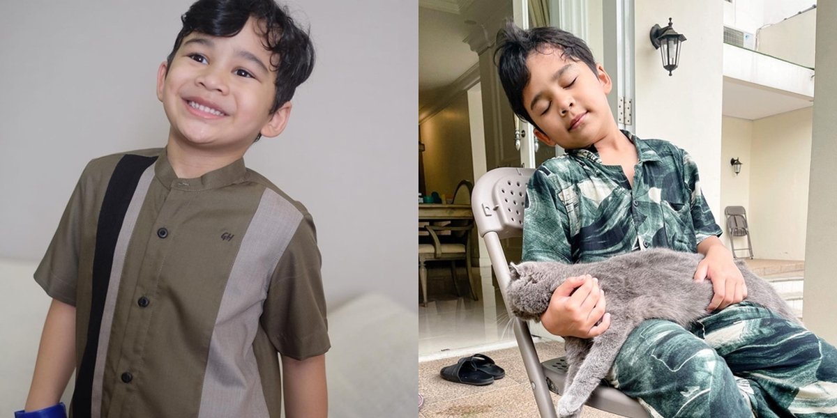 7 Latest Portraits of Teuku Adam Al Fatih, the Eldest Son of Shireen Sungkar & Teuku Wisnu who is Said to be More Handsome and Devout in Worship