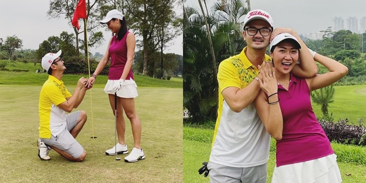 7 Portraits of Theresa Wienathan, Nia Ramadhani's Assistant, Proposed by Her Lover on the Golf Course, Right on Valentine's Day - Very Romantic