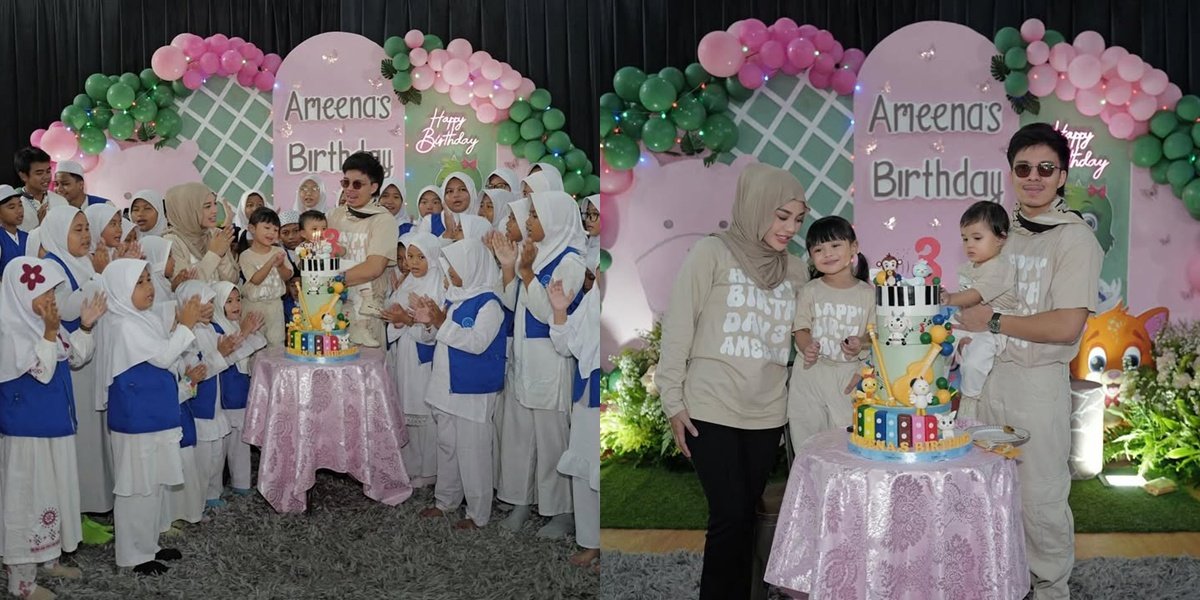 7 Birthday Portraits of Ameena with Siblings from the Orphanage, Atta Halilintar and Aurel Share & Hold a Religious Gathering