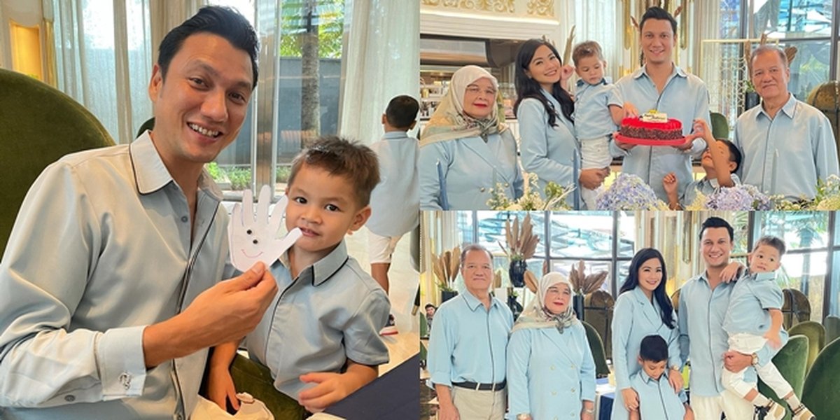 7 Portraits of Christian Sugiono's 40th Birthday, Celebrated in a Luxury Hotel - Received Sweet Greeting Cards from Children
