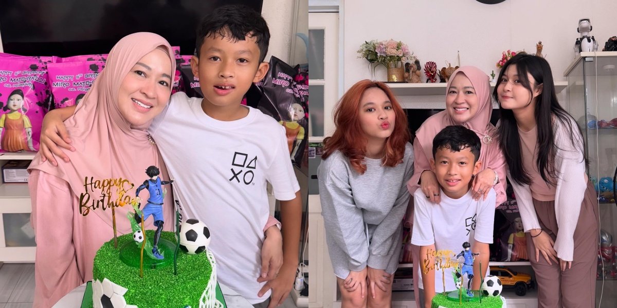 7 Birthday Photos of Miro, Okie Agustina's Child, Attended by Her Two Beautiful Sisters