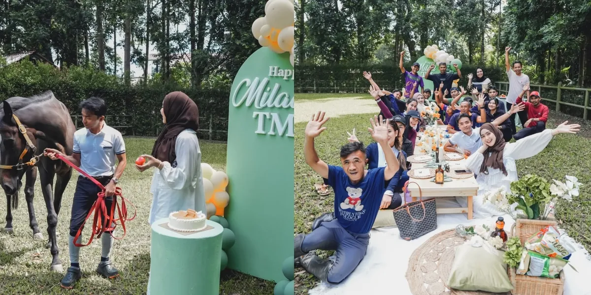 7 Photos of Taqy Malik's Birthday, Celebrated Romantically While Horseback Riding with His Wife