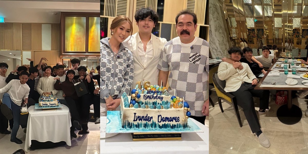 7 Photos of Ivan's Birthday, Inul Daratista & Adam Suseno's Child, Celebrated with School Friends