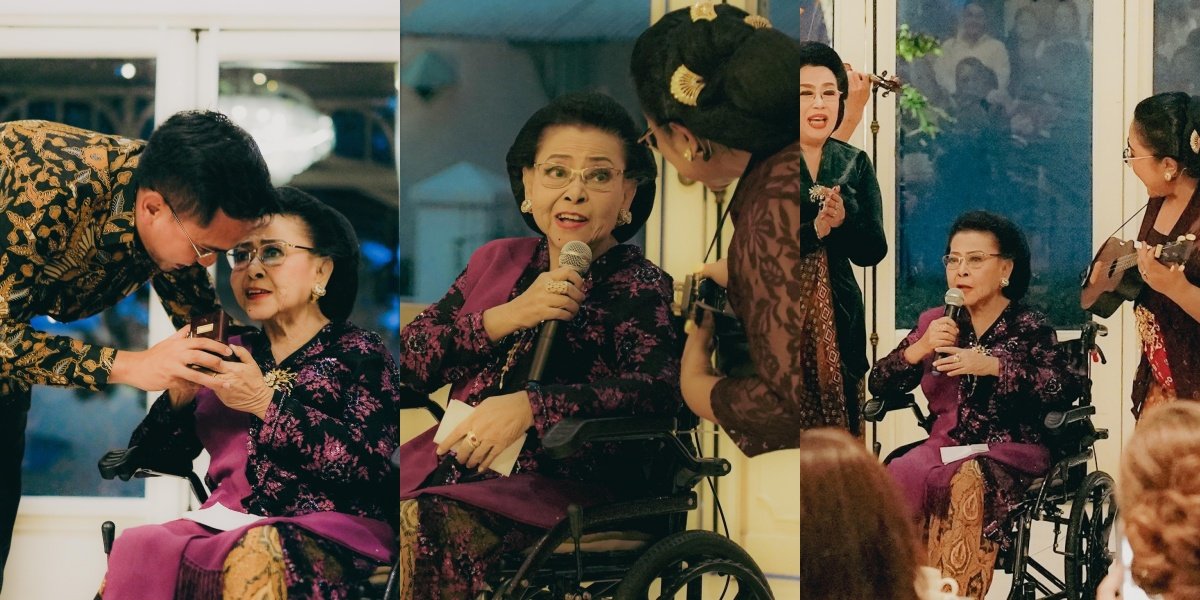 7 Photos of Waldjinah's Birthday Celebrated at Pura Mangkunegaran, Still Energetic at Age 79 - Awarded by Gusti Bhre