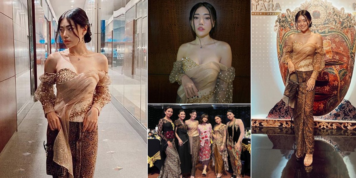 7 Portraits of Wendy Walters Wearing Kebaya for the First Time in Her Life, Beautiful and Glowing!