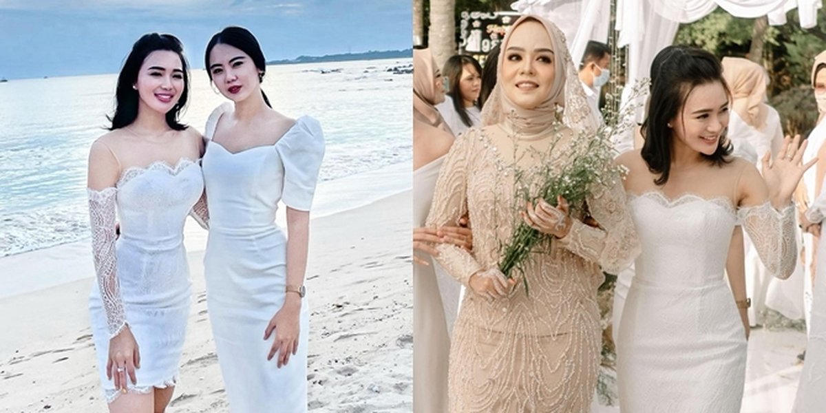 7 Portraits of Wika Salim When Attending a Wedding, Showing Body Goals in a Mini Dress - Appears Happy but Crying Inside