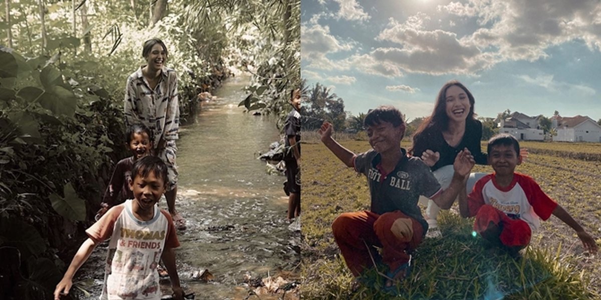 7 Portraits of Yasmin Napper, Star of 'LOVE STORY THE SERIES,' Playing with Children, Relaxing at the Beach - Having Fun in the Rice Fields