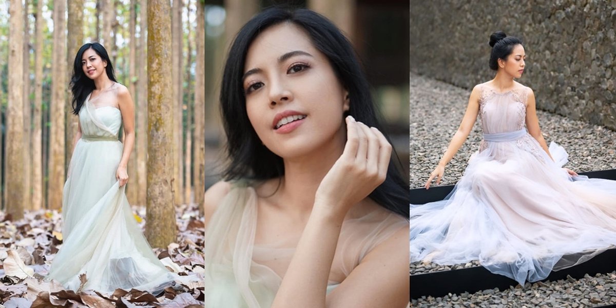 7 Portraits of Yeslin Wang, Former Wife of Delon in Latest Photoshoot, Even More Beautiful and Enchanting - Autumn Theme ala Korean Drama