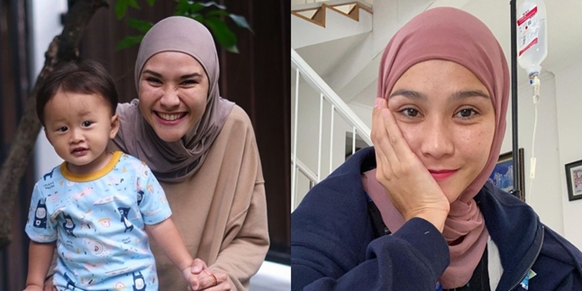 7 Portraits of Zaskia Adya Mecca Contracting Dengue Fever, Earn Praise for Still Taking Care of and Monitoring Her Children
