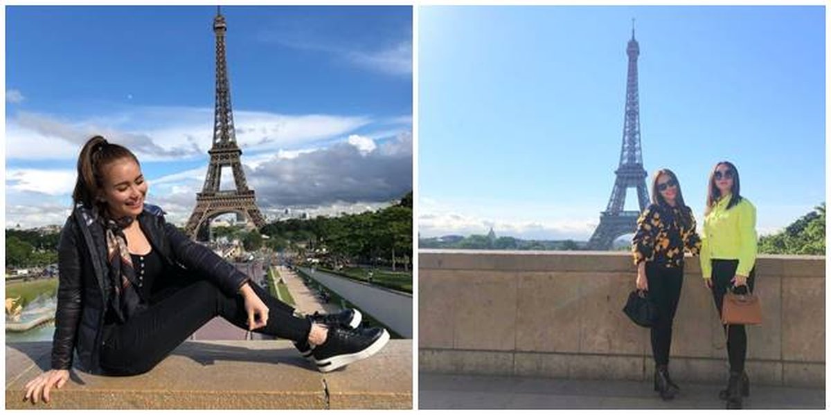 7 Indonesian Celebrities Posed with the Eiffel Tower Background, When Can We Go There?