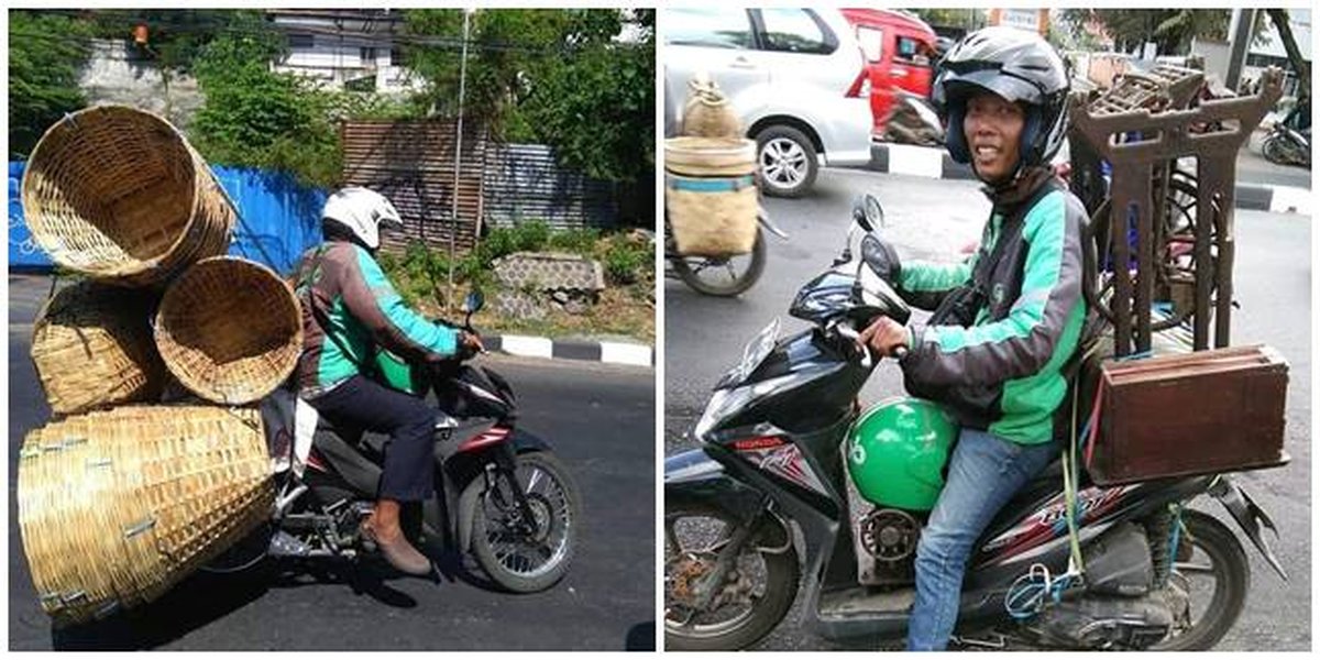 8 Unreasonable Items Carried by Online Motorcycle Taxi Drivers, There's Even a Tree!