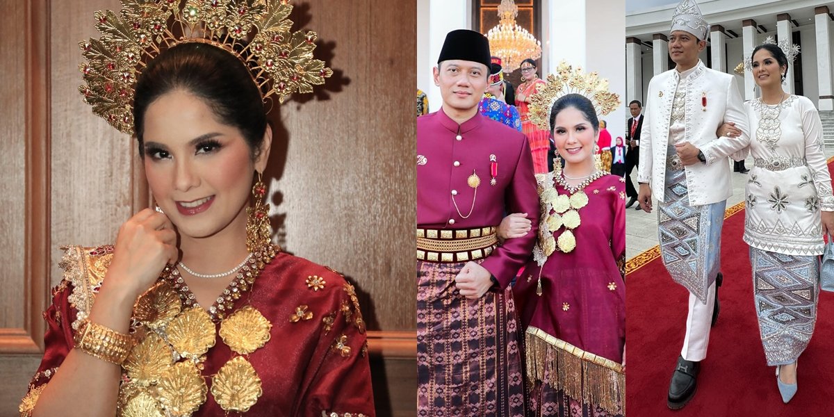 8 Rows of Photos of Annisa Pohan Celebrating August 17 in IKN - Winner of the Best Traditional Costume - Remains Beautiful and Perfect Even While Riding a Bicycle