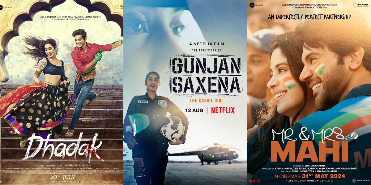 8 Best Films of Janhvi Kapoor, Exploring the Diversity of Her Roles and Talents in the Bollywood Film Industry