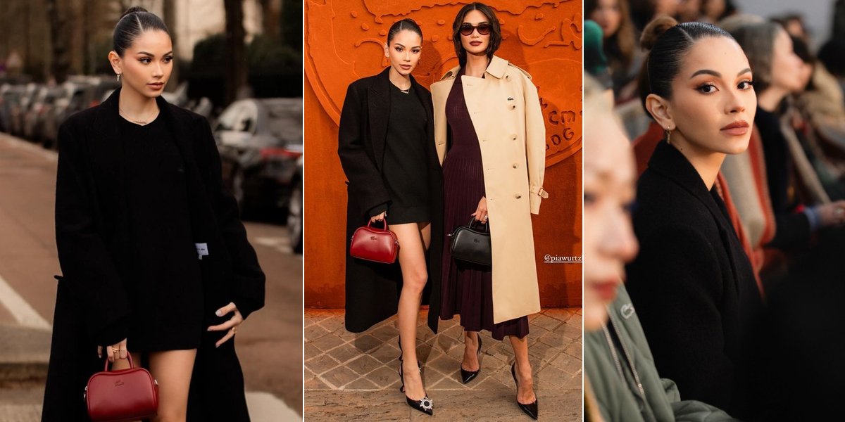 8 Photos of Alyssa Daguise Attending Lacoste Event at Paris Fashion Week, Looking Beautiful and Classy