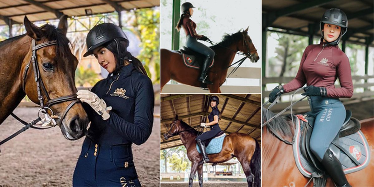 8 Photos of Anya Geraldine While Horseback Riding, Her Body Goals Portrait Makes Netizens Distracted