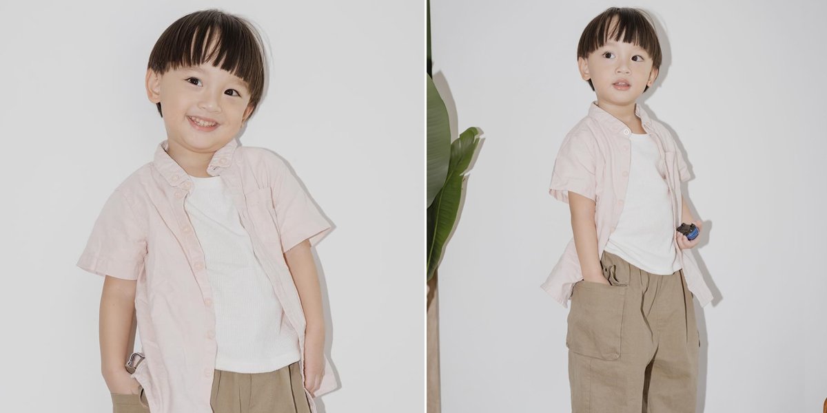 8 Photos of Anzel, Audi Marissa and Anthony Xie's Son, Growing Handsome, Talented as Child Model