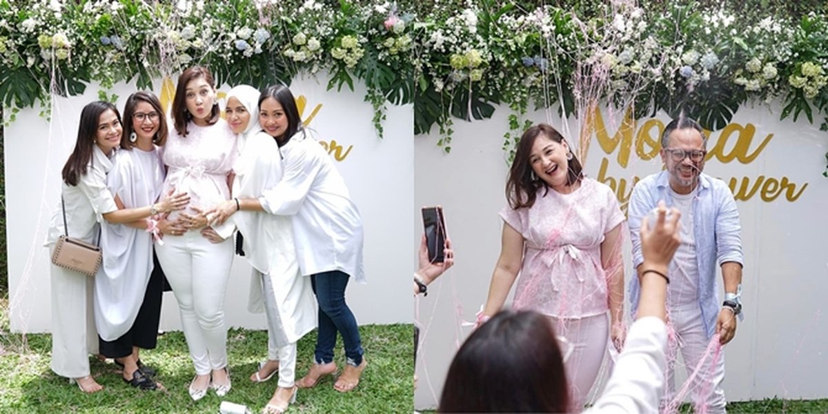 8 Photos of Mona Ratuliu's Baby Shower, the Perfect Moment to Reveal the Baby's Gender