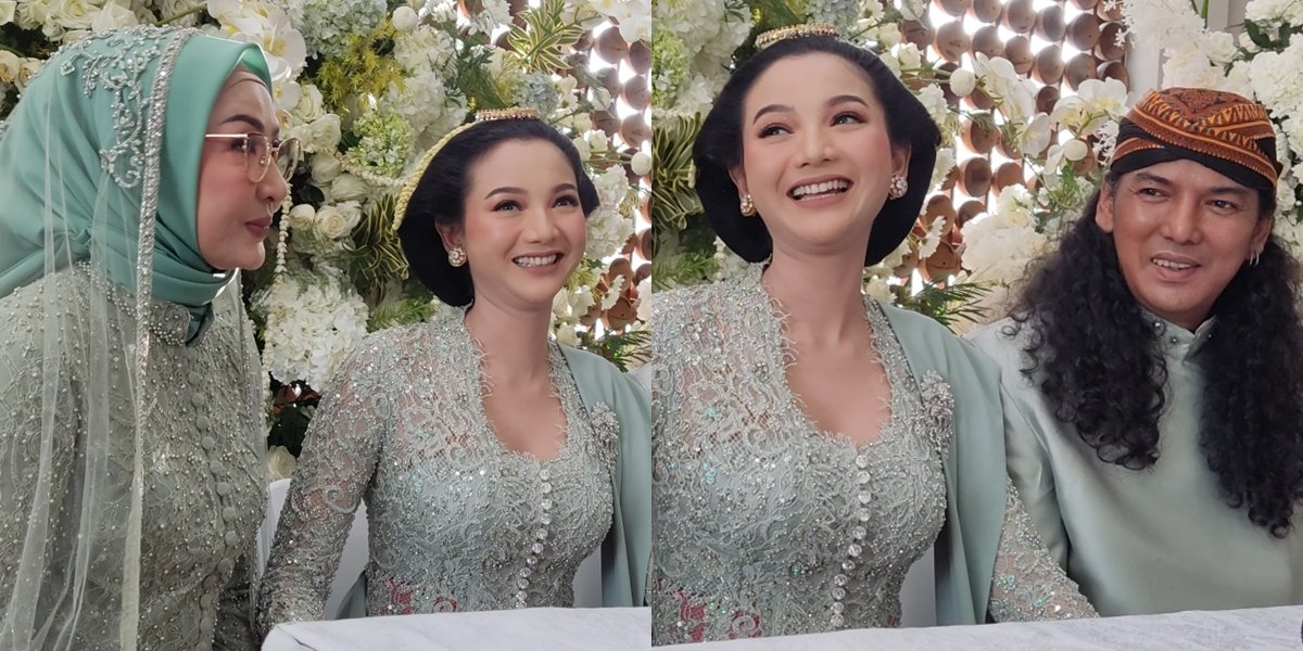 8 Beautiful Photos of Glenca Chysara After the Siraman Event Before the Wedding, Smiling Happily Accompanied by Parents