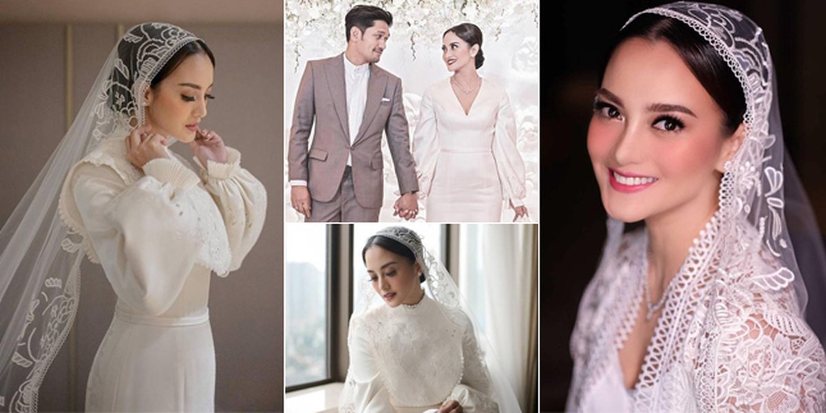 8 Beautiful Photos of Ririn Ekawati's Appearance on her Wedding Day, Luxurious White Dress - Flawless Makeup