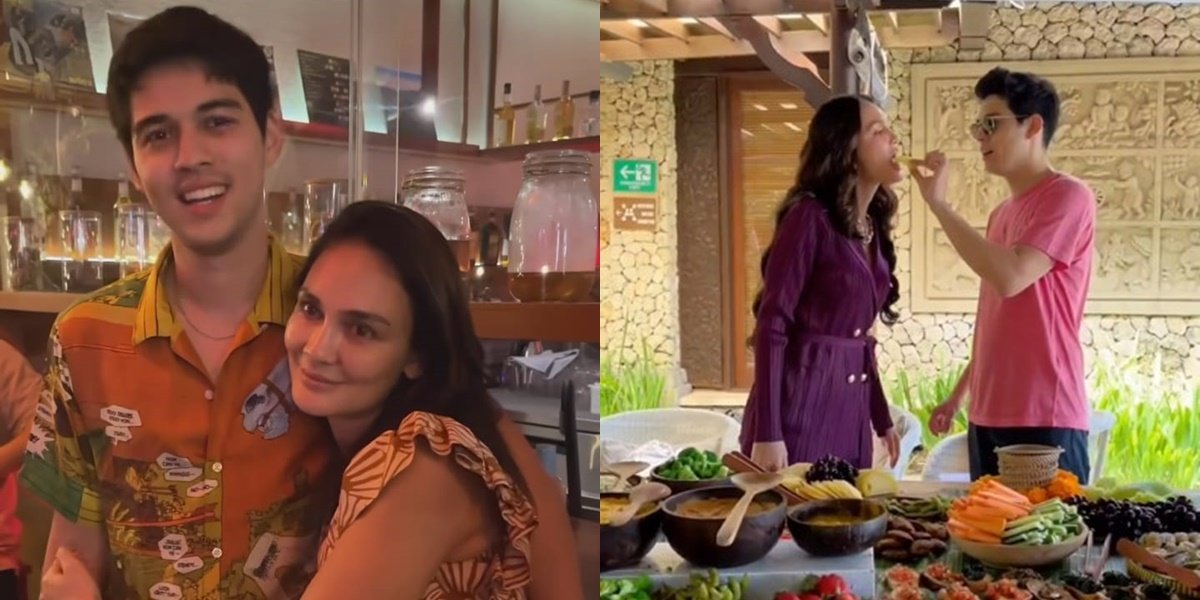 8 Romantic Photos of Luna Maya and Maxime Bouttier at the Birthday Party, Romantic Hug and Kiss
