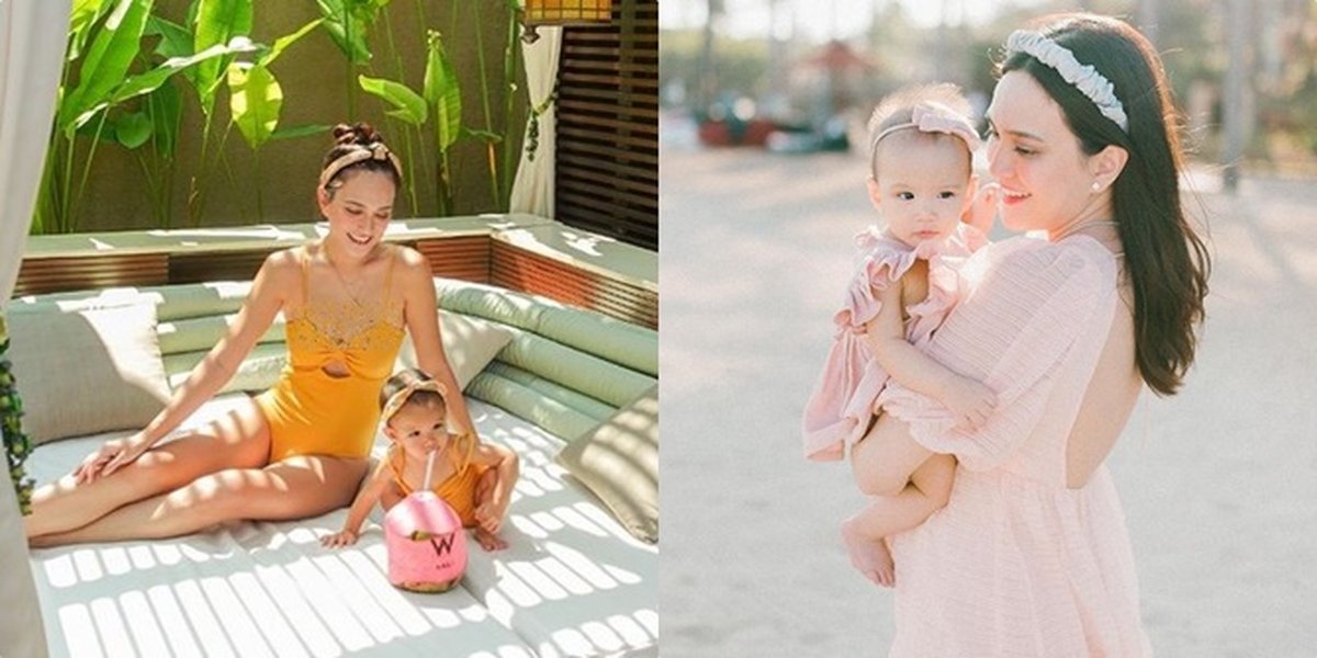 8 Compilation Photos of Shandy Aulia and Baby Claire Wearing Matching Outfits, From Bikini to Beach Dress