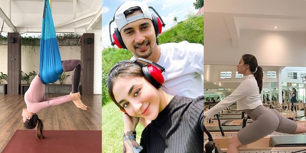 8 Photos of Margin Wieheerm, Ali Syakieb's Future Wife, Showing Off Her Awesome Body During Exercise, Doing Pilates to Boxing