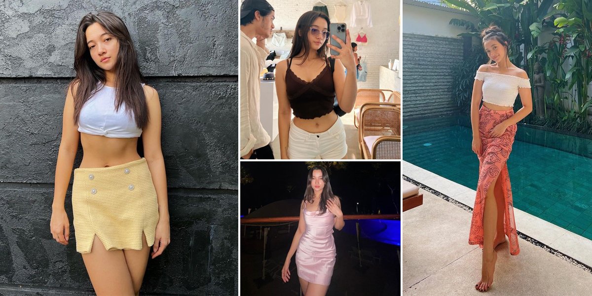 8 Photos of Megan Domani Showing off Body Goals, Super Slim Waist and Flat Stomach that Make People Obsessed