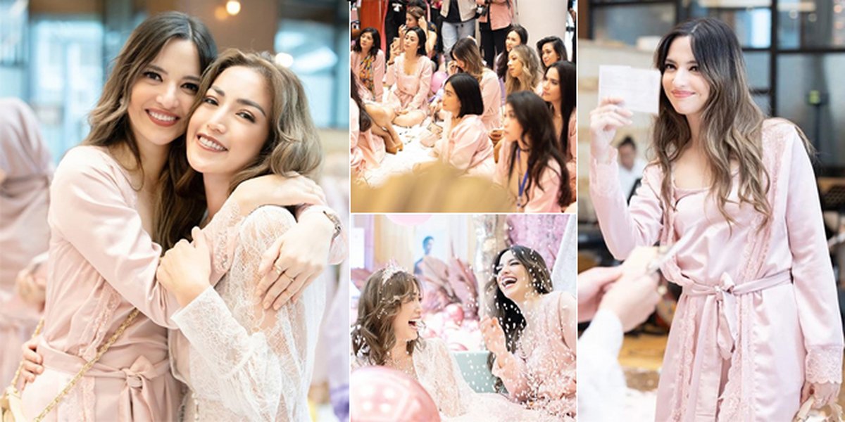 8 Photos of Nia Ramadhani at Jessica Iskandar's Bridal Shower, Beautiful in a Nightgown - Tearfully Emotional