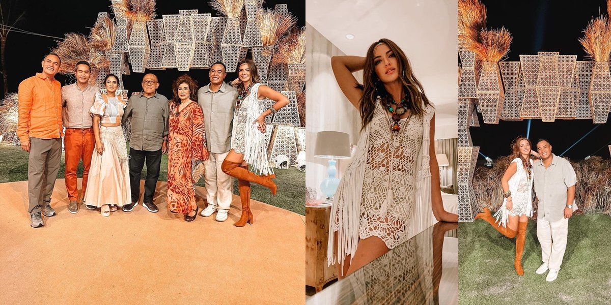 8 Photos of Nia Ramadhani Relaxing in Revealing Outfits with In-Laws, Hot yet Stylish