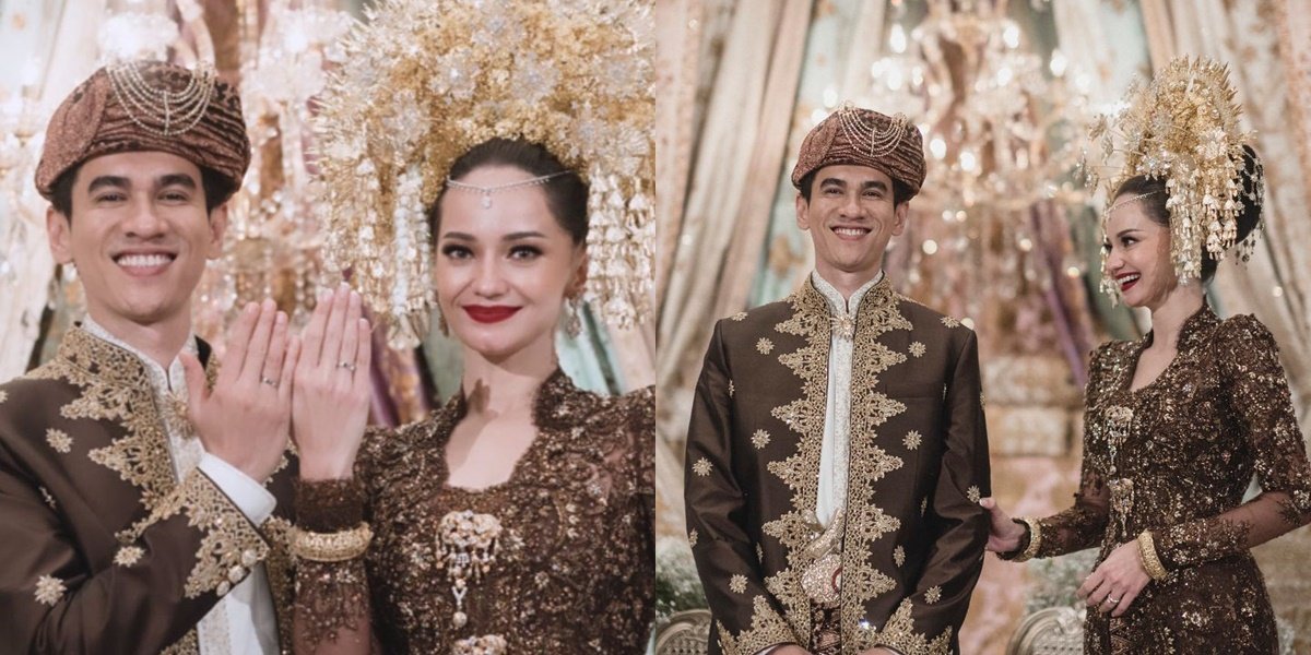8 Photos of Enzy Storia and Molen Kasetra's Wedding, Beautiful Bride and Handsome Groom in Traditional Attire