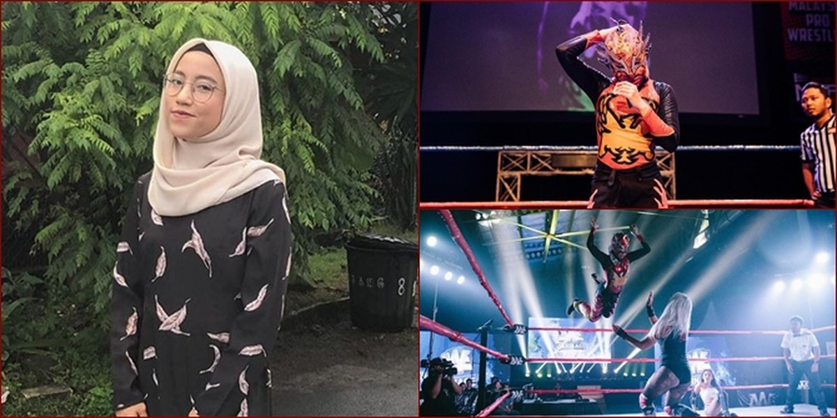 8 Photos of Phoenix Diana, the First Hijab Wrestler to Become a Champion