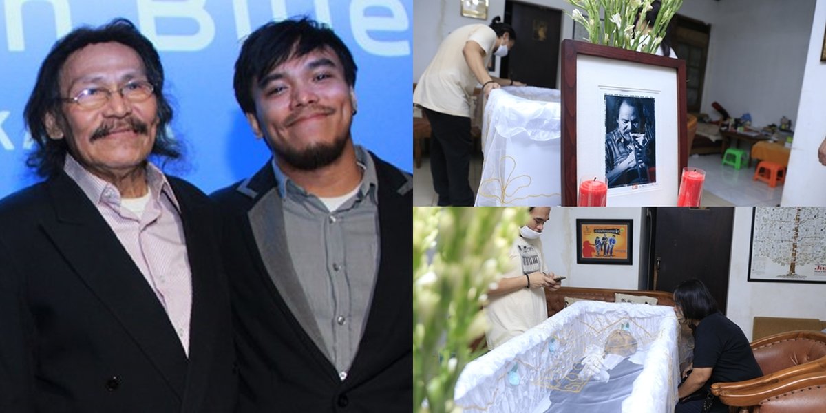 8 Photos of Emotional Atmosphere at Benny Likumahuwa's Funeral, Barry Likumahuwa Unable to Hold Back Tears