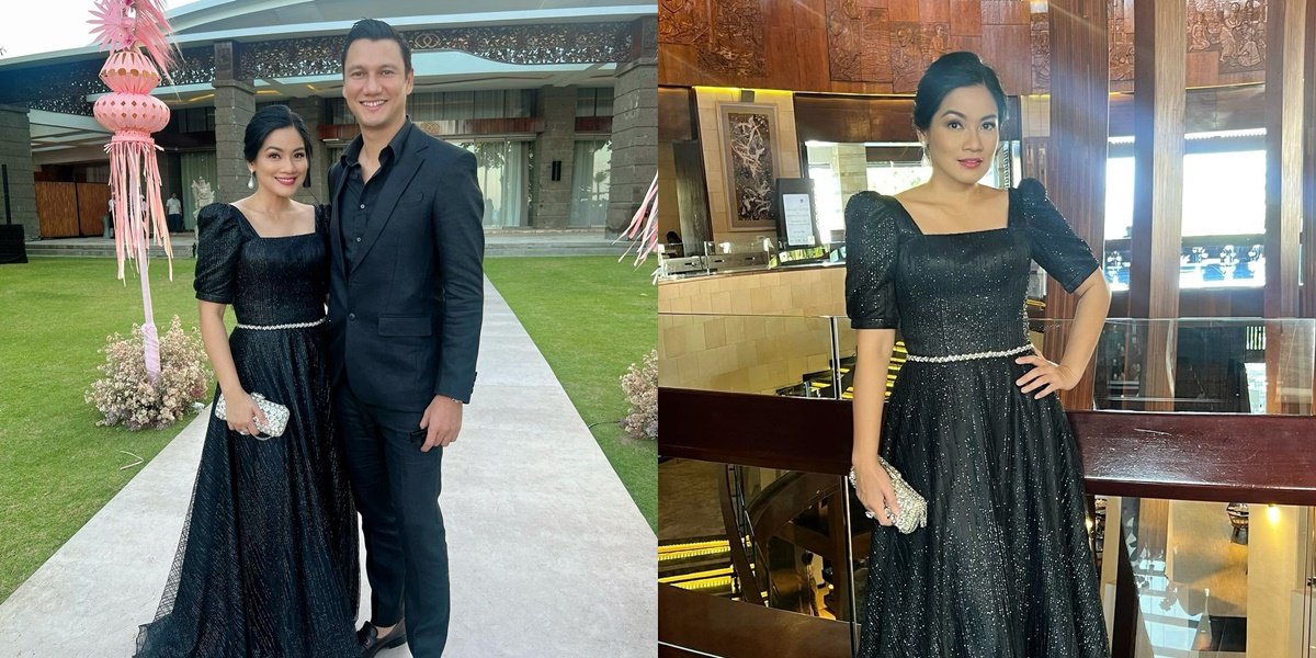 8 Photos of Titi Kamal at Adiania Wirasty's Private Wedding Party, Accompanied by Christian Sugiono and Prayed for Till Jannah