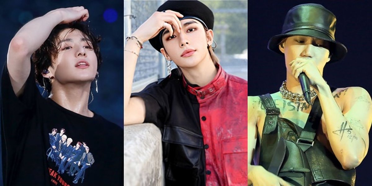 8 Male K-Pop Idols with Macho and Sexy Aura that Makes Your Heart Flutter: Jungkook BTS, Hyunjin Stray Kids, and Kai EXO