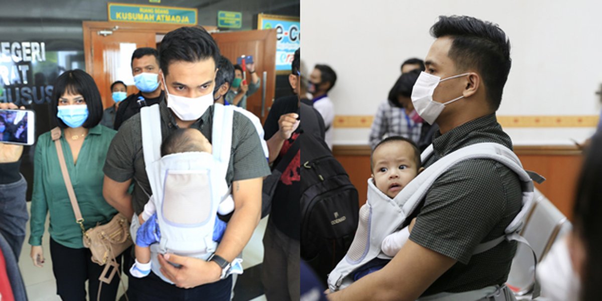 8 Moments Bibi Ardiansyah Accompany Vanessa Angel's Trial, Faithfully Accompanying While Carrying Baby Gala Sky