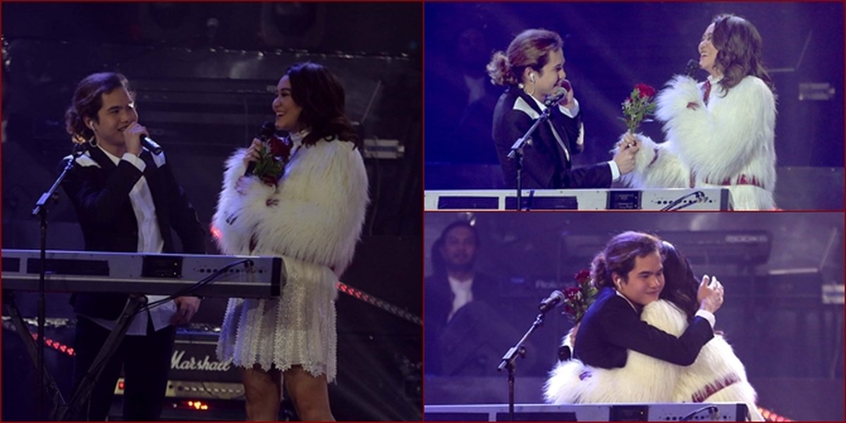 8 Romantic Duet Moments, Dul Jaelani Gives Flowers and Hugs Aaliyah Massaid