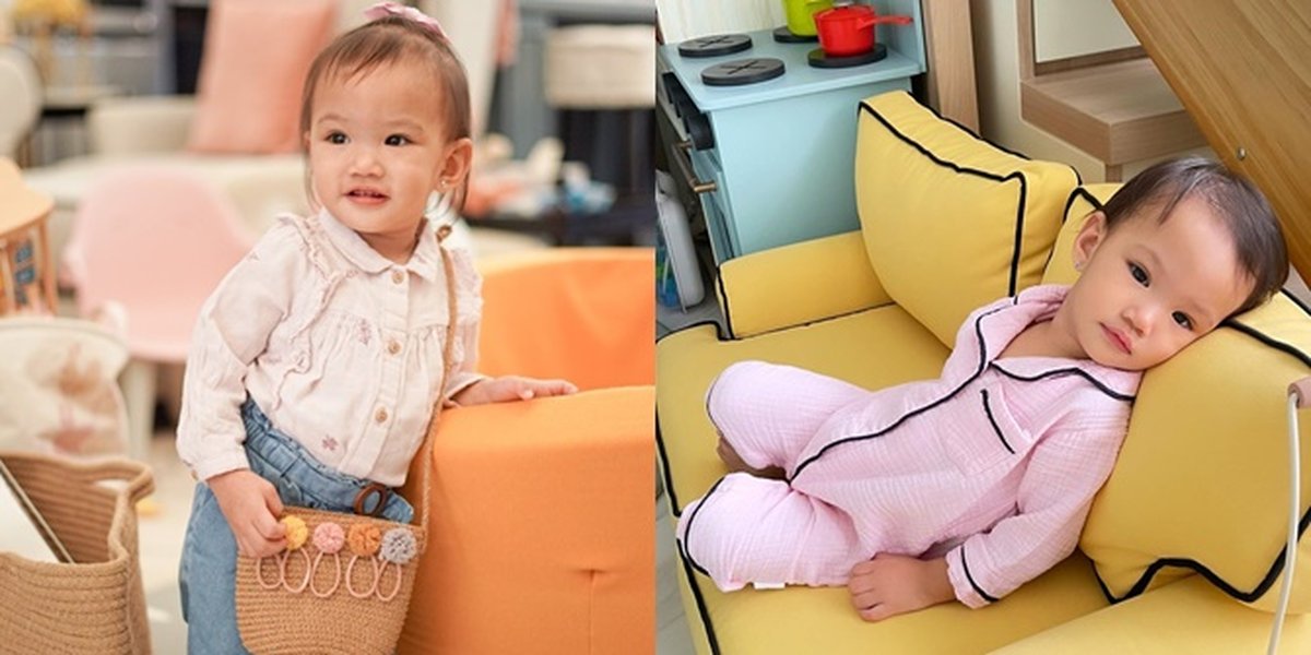 8 Rare Moments of Claire, Shandy Aulia's Daughter, When Not Wearing a Dress, Still Cute and Adorable