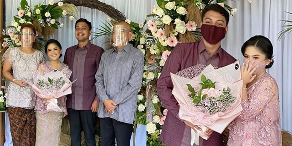 8 Sacred Moments of Valeri Soekarno's Engagement, Soraya Haque's Son, Putting a Ring on the Finger of the Future Son-in-law