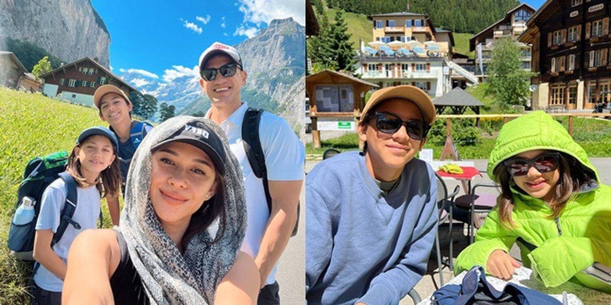 8 Exciting Moments of Nana Mirdad and Andrew White's Family Vacation to Switzerland, Jason's Handsomeness Captivates Netizens
