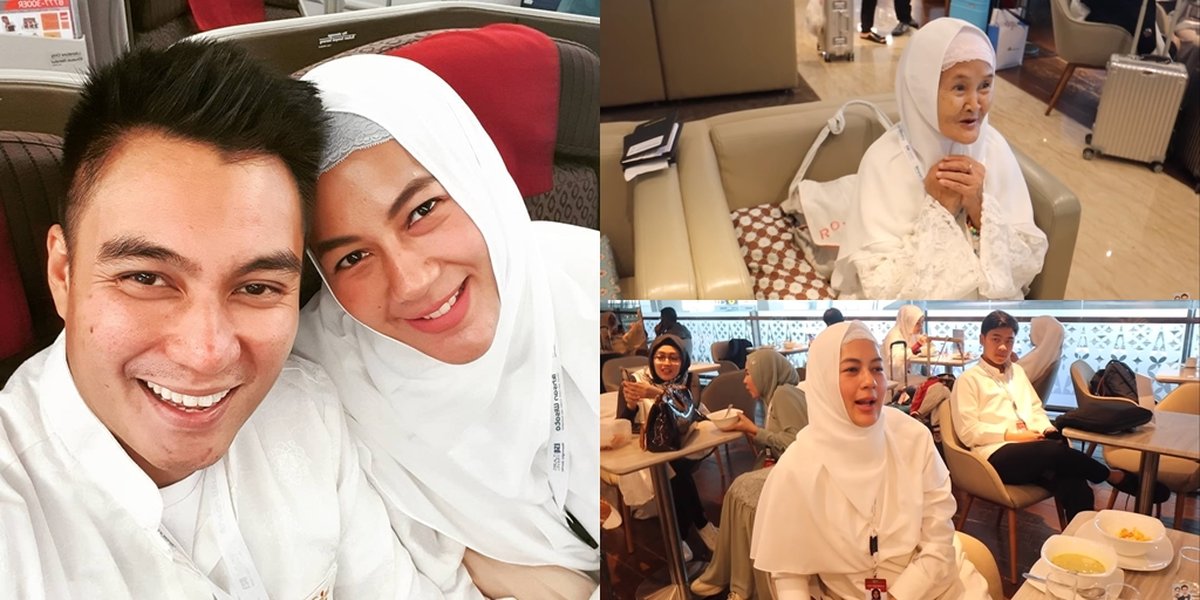 8 Moments of Umrah Baim Wong and Paula, Almost Left the Plane Because of Nenek Iro