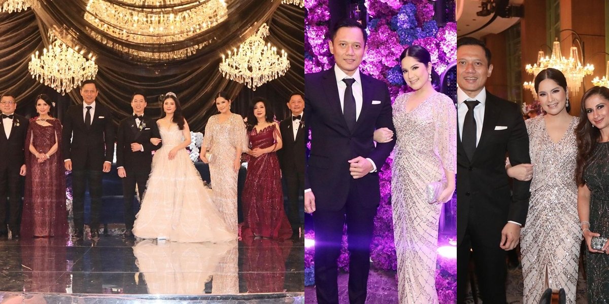 8 Annisa Pohan's Appearances at Kevin - Valencia's Reception Highlighted, Equally Shiny as the Bride