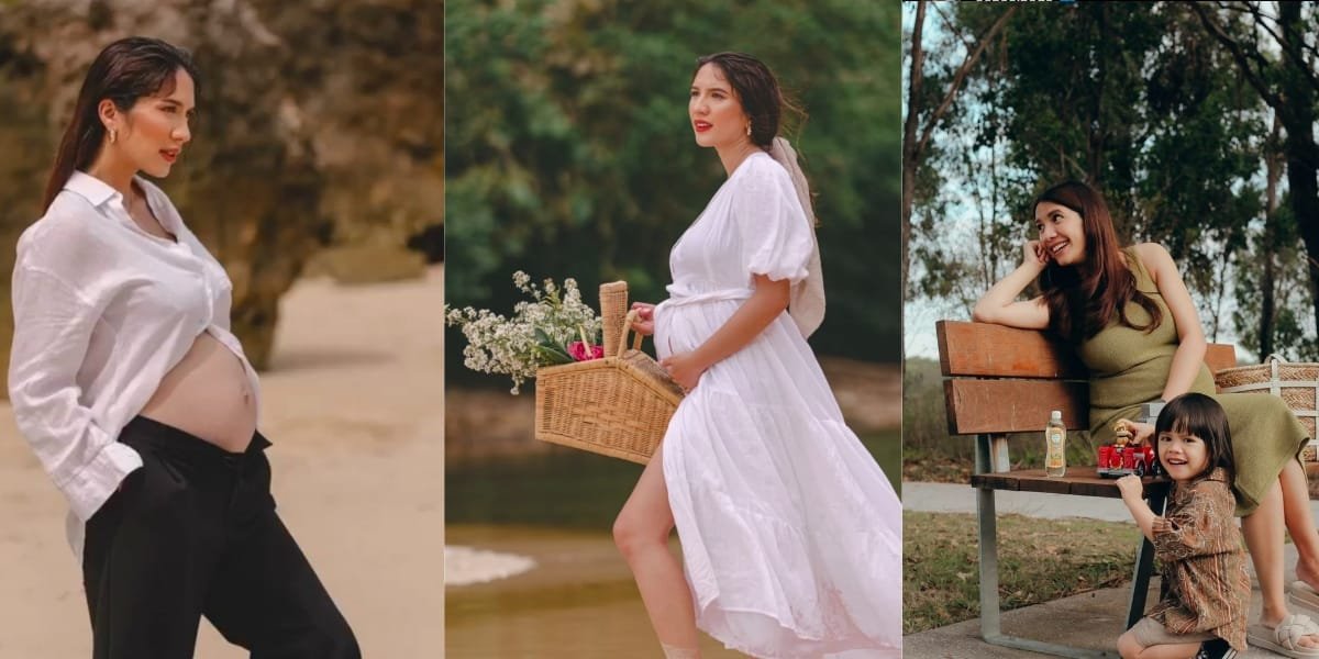 8 Photoshoot Acha Sinaga Shows Off Baby Bump at 37 Weeks - Reveals This is the Second and Last Child